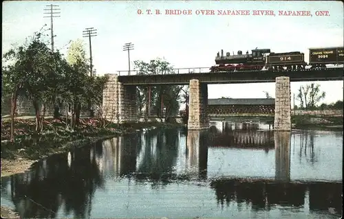Napanee Ontario GTR Bridge over Napanee River Kat. 