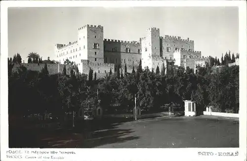 Rhodes Rhodos Greece Castle of the Knights / Rhodes /