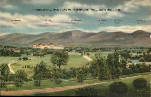 USA Presidental Range Washington Hotel White MTS