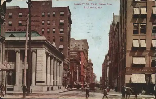 St Louis Missouri Locust St. East  Pferdewagen /  /