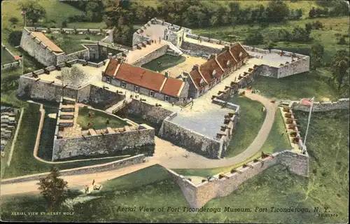 Fort Ticonderoga N Y Luftbild Kat. USA