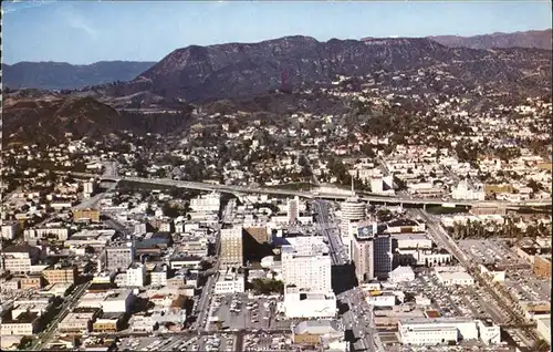 Hollywood California aerial view Kat. United States