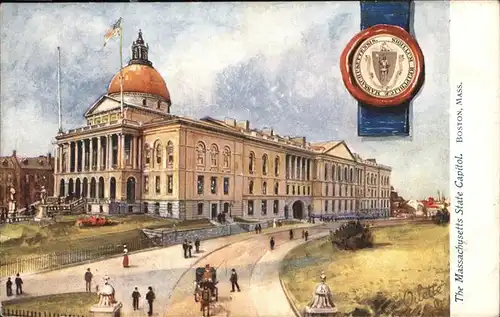 Massachusetts USA State Capitol Kat. United States