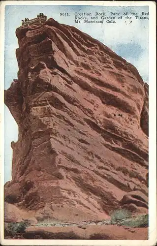 Mount Morrison Colorado Creation Rock Kat. USA