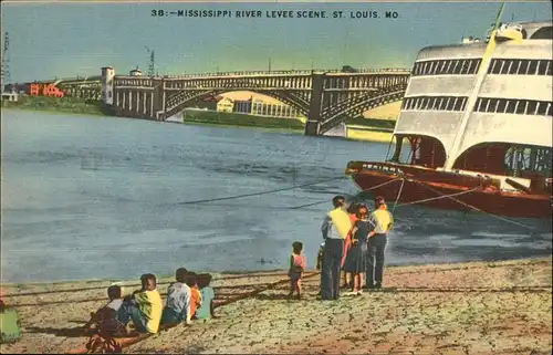 Saint Louis Missouri Mississippi River Kat. United States