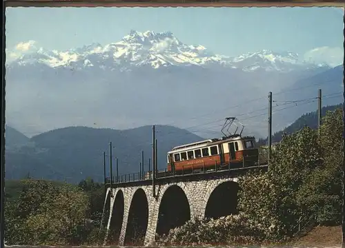 Eisenbahn Leysin Train Aigle Dents-du-Midi / Eisenbahn /