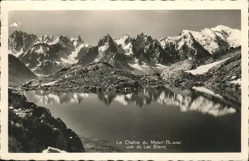 Chamonix La Chaine du Mont Blanc / Chamonix-Mont-Blanc /Arrond. de Bonneville
