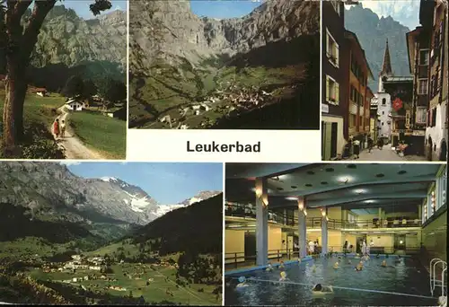 Leukerbad Panorama und Teilansichten / Leukerbad /Bz. Leuk