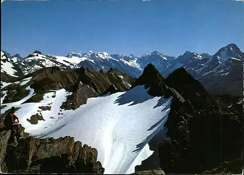 Leukerbad Blick vom Torrenthorn und Albinen / Leukerbad /Bz. Leuk