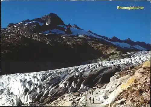 Furkapass Der Rhonegletscher am Furkapass / Furka /Rg. Gletsch