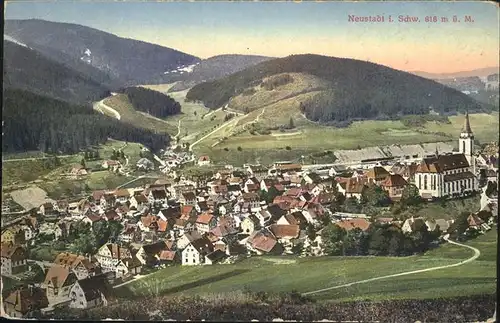 Neustadt Schwarzwald Panorama Kat. Deutschland