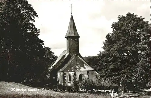 Buchenberg Koenigsfeld Schwarzwald 1000-jaehrige Kapelle / Koenigsfeld im Schwarzwald /Schwarzwald-Baar-Kreis LKR