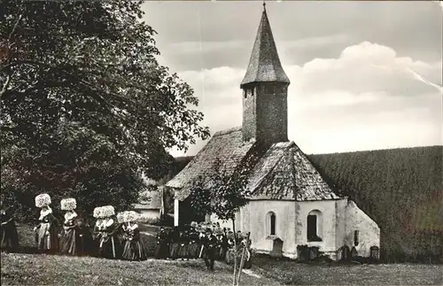 Buchenberg Koenigsfeld Schwarzwald Tracht Prozession / Koenigsfeld im Schwarzwald /Schwarzwald-Baar-Kreis LKR