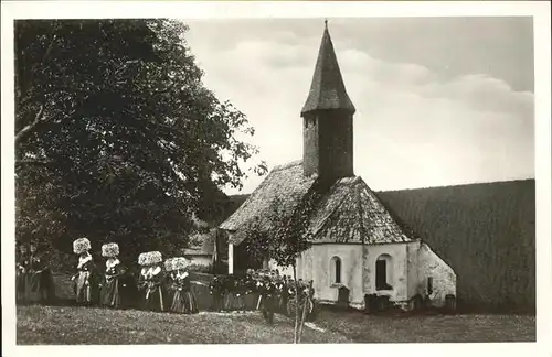 Buchenberg Koenigsfeld Schwarzwald Kirche Tracht / Koenigsfeld im Schwarzwald /Schwarzwald-Baar-Kreis LKR