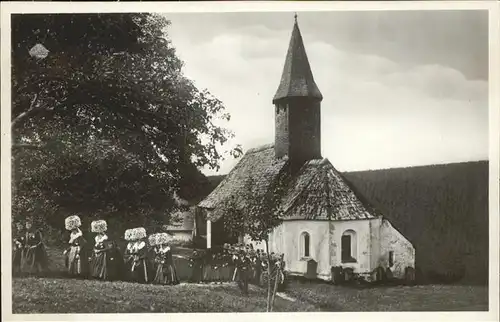 Buchenberg Koenigsfeld Schwarzwald Kapelle Tracht / Koenigsfeld im Schwarzwald /Schwarzwald-Baar-Kreis LKR