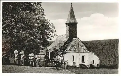 Buchenberg Koenigsfeld Schwarzwald Kirche Tracht / Koenigsfeld im Schwarzwald /Schwarzwald-Baar-Kreis LKR