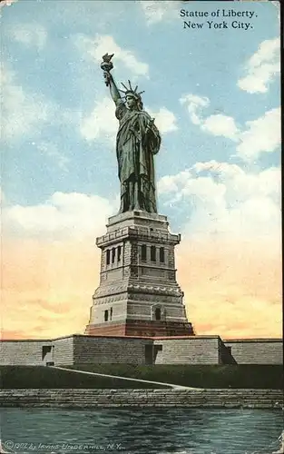 Statue of Liberty New York City Irving Underhill Kat. New York