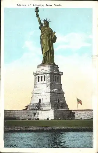 Statue of Liberty Bealoe s Island  Kat. New York