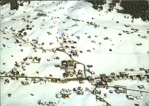 Wildhaus Lisighaus SG im Obertoggenburg Fliegeraufnahme /  /