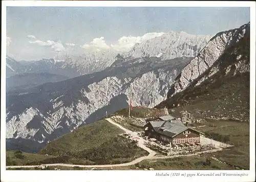 Grainau Hochalm Karwendel Wettersteinspitze / Grainau /Garmisch-Partenkirchen LKR