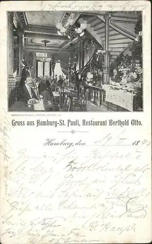St Pauli Restaurant Berthold Otto / Hamburg /Hamburg Stadtkreis
