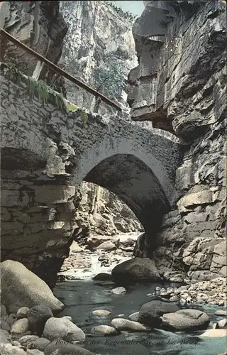 Bozen Suedtirol Partie an der Eggentaler Strasse Bruecke Kat. Bozen Suedtirol