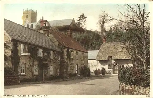 Godshill United Kingdom Village and Church Kat. Grossbritannien