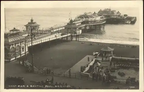 Brighton East Sussex West Pier and Boating Pool / Brighton East Sussex /