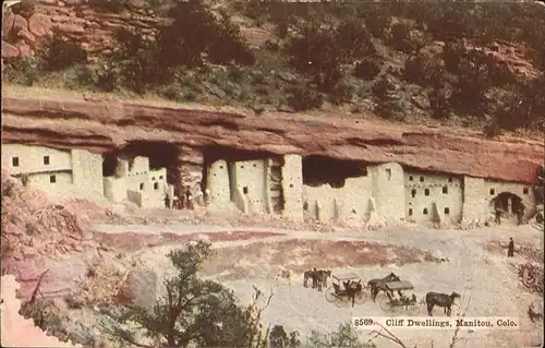 Manitou Colorado Cliff Dwellings Kat. United States