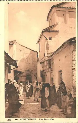 Constantine Une rue arabe Kat. Algerien