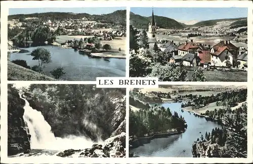 Les Brenets Wasserfall Kirche / Les Brenets /Bz. Le Locle