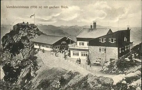 Wendelsteinhaus mit Gachem Blick Kat. Bayrischzell