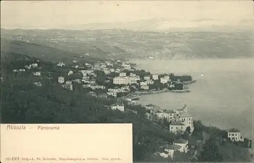 Abbazia Istrien Panorama / Seebad Kvarner Bucht /Primorje Gorski kotar