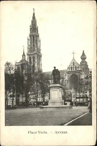 Anvers Antwerpen Place Verte Kat. 