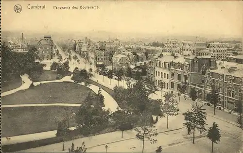 Cambrai Panorama des Boulevards Kat. Cambrai