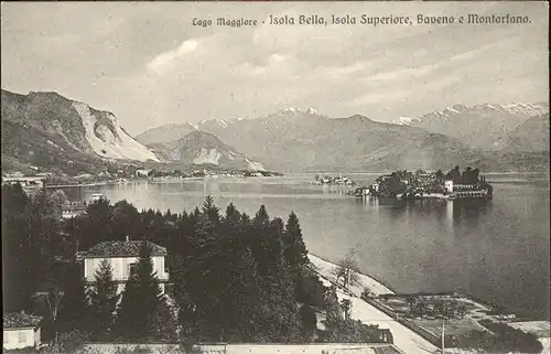 Lago Maggiore Isola Bella Isola Superiore Baveno e Montorfano Kat. Italien