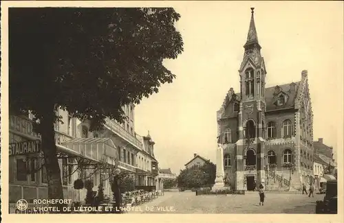 Rochefort Namur Wallonie Hotel de Etoile et Hotel de Ville /  /
