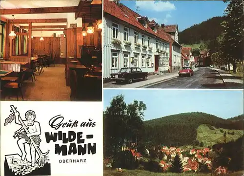 Wildemann Gaststaette Pension Borchers / Wildemann Harz /Goslar LKR