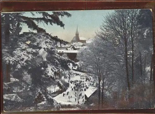 Annaberg-Buchholz Erzgebirge Winter / Annaberg /Erzgebirgskreis LKR