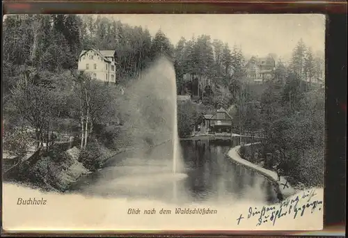 Annaberg-Buchholz Erzgebirge Waldschloesschen / Annaberg /Erzgebirgskreis LKR