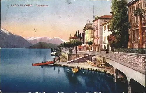 Tremezzo Lago di Como Uferpromenade Kat. 