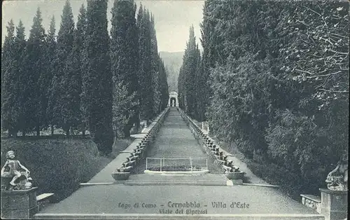 Cernobbio Lago di Como Villa d Este viale dei Cipressi Kat. Cernobi