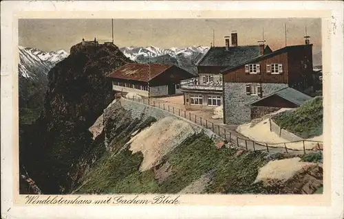 Wendelsteinhaus mit Gachem Blick Kat. Bayrischzell
