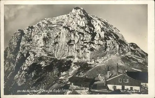 Wendelsteinhaus mit Gipfel Kat. Bayrischzell