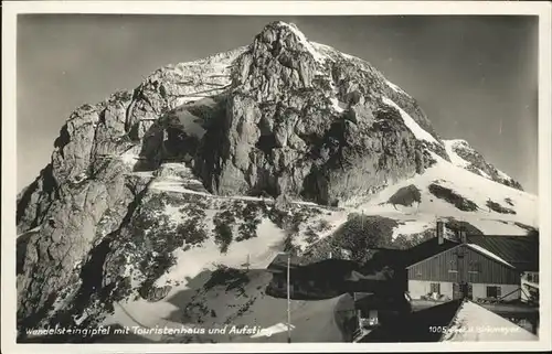Wendelsteinhaus mit Gipfel und Aufstieg Kat. Bayrischzell