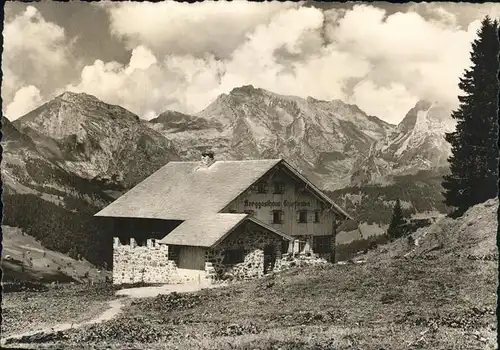 Alt St Johann Berggasthaus Churfirsten Sessellift / Alt St Johann /Bz. Toggenburg