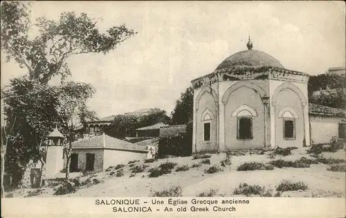 Salonique Salonica Eglise Grecque ancienne antike griechische Kirche / Thessaloniki /