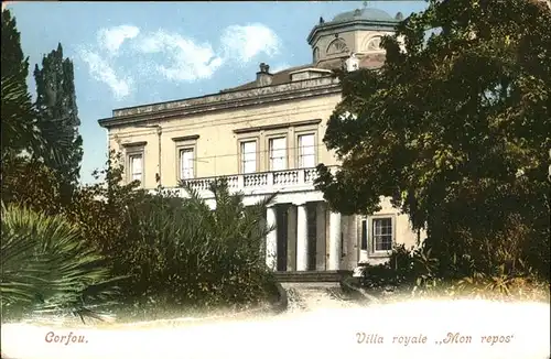 Corfou Villa royale "Mon repos"
