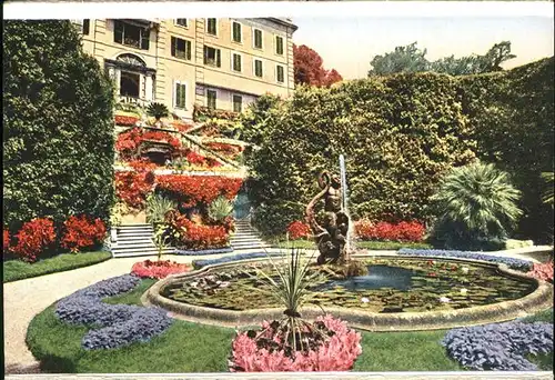 Bellagio Lago di Como Giardino della Villa Skulptur Fontaene