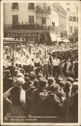 Echternach Procession dansante Groupe de Danseurs Kat. Luxemburg